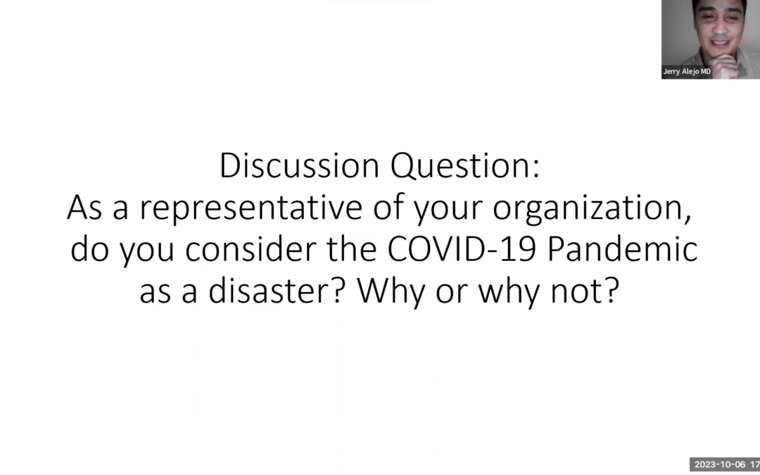 CELG LESSONS 1: The Basics of Pandemics and Pandemic Preparedness