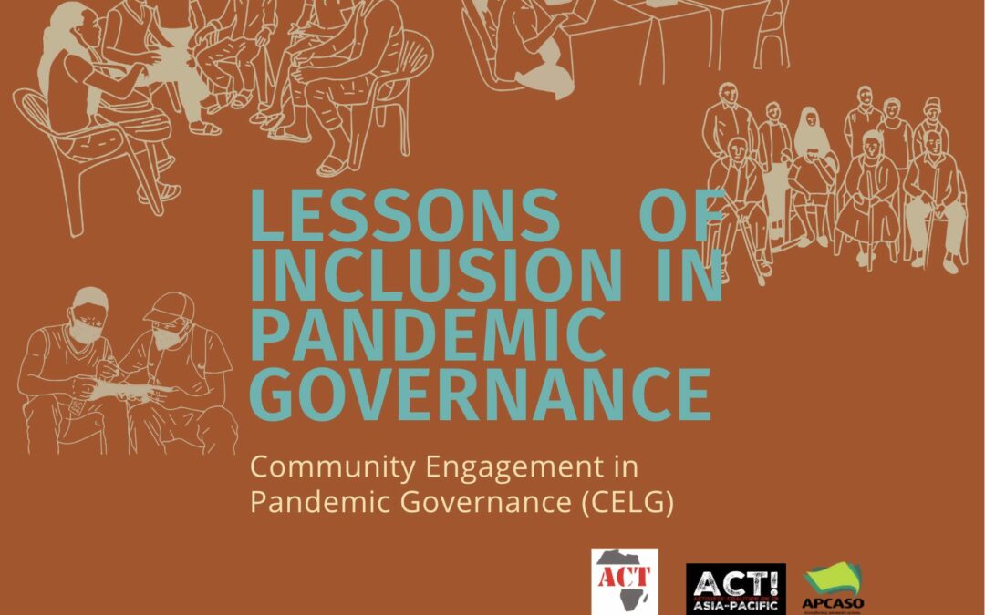 Lessons of Inclusion in Pandemic Governance – CELG