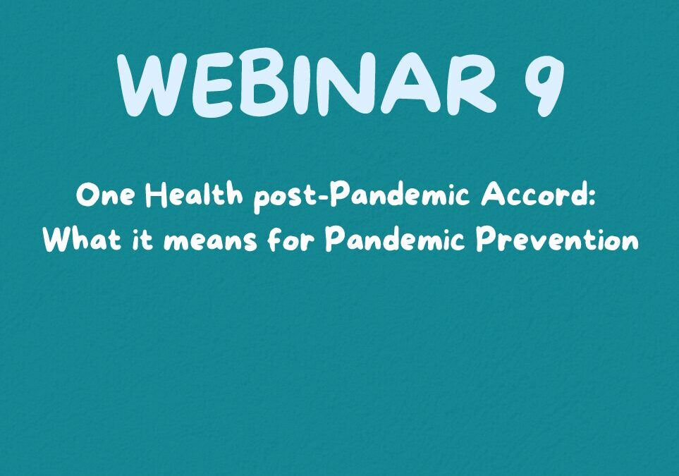 Lesson 9: One Health post-Pandemic Accord: What it means for Pandemic Prevention